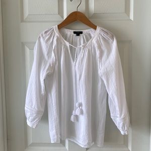 J. Crew Peasant Top